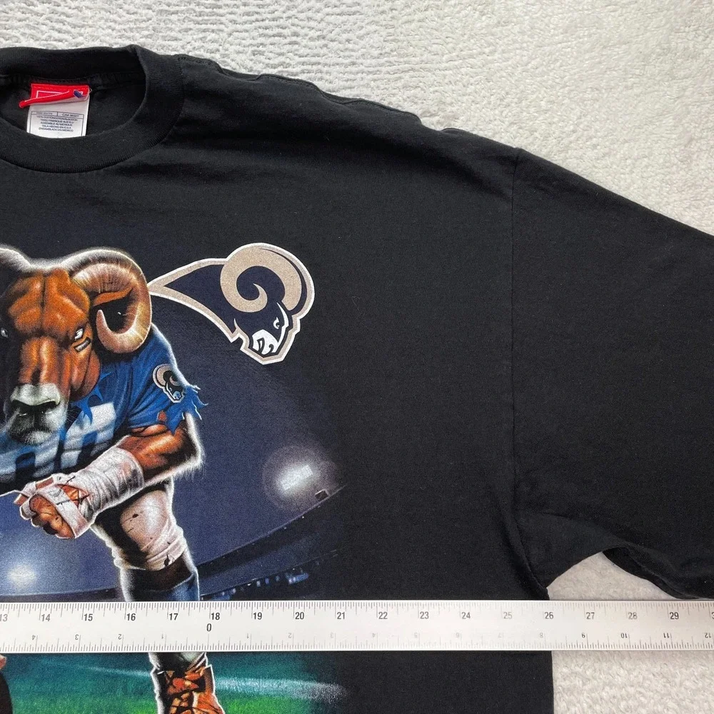St. Louis Rams T-Shirt Men's Size 3XL‎ NFL Football 90's USA Cotton